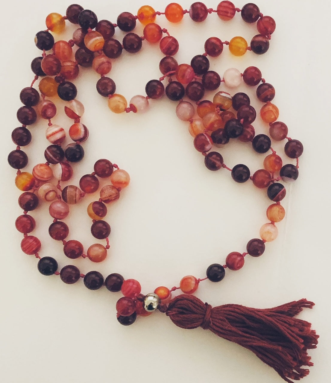 Red Agate Mala