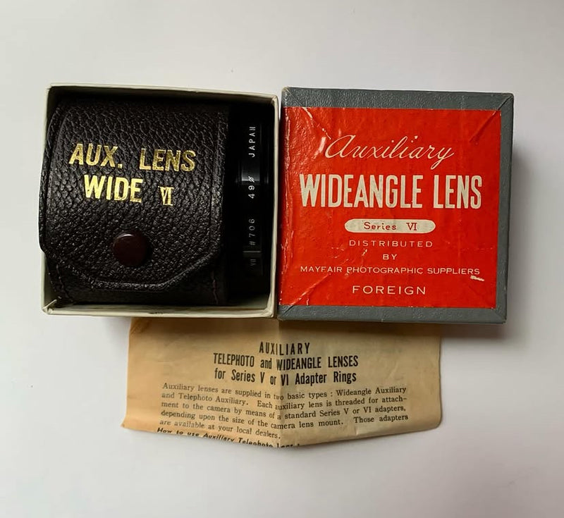 Auxiliary Wide Angle Lens